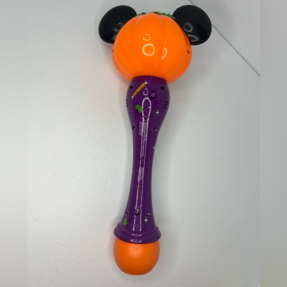 Disney Mickey Bubble Wand Light-Up Jack-o-Lantern Halloween NSSMHP 2021 - Picture 7 of 9